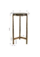 Picture of ETERNITY ACCENT TABLE, BRASS