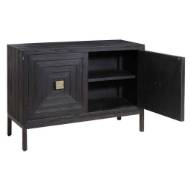 Picture of AIKEN 2 DOOR CABINET, BLACK