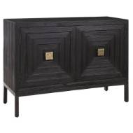 Picture of AIKEN 2 DOOR CABINET, BLACK