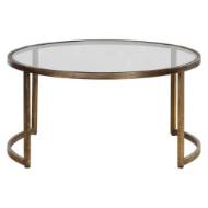 Picture of RHEA NESTING COFFEE TABLES, GOLD, S/2