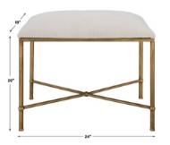 Picture of AVENHAM SMALL BENCH, GOLD