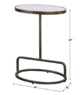 Picture of JESSENIA ACCENT TABLE, MARBLE