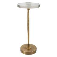 Picture of WAVENEY DRINK TABLE, BRASS