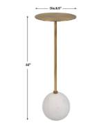 Picture of GIMLET DRINK TABLE, WHITE