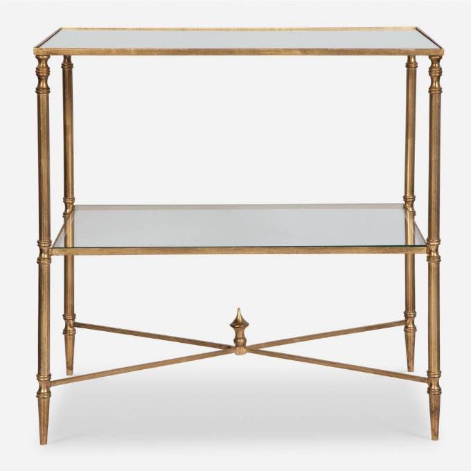 Picture of HENZLER LAMP TABLE, GOLD