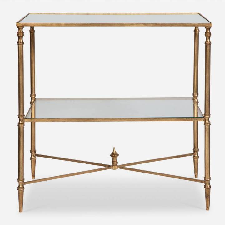 Picture of HENZLER LAMP TABLE, GOLD