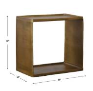 Picture of DERWENT SIDE TABLE, ANTIQUE BRASS