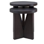Picture of NADETTE NESTING TABLES, ESPRESSO, S/2
