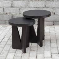 Picture of NADETTE NESTING TABLES, ESPRESSO, S/2