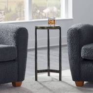 Picture of ETERNITY ACCENT TABLE, GUNMETAL