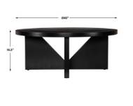 Picture of NADETTE COFFEE TABLE, ESPRESSO