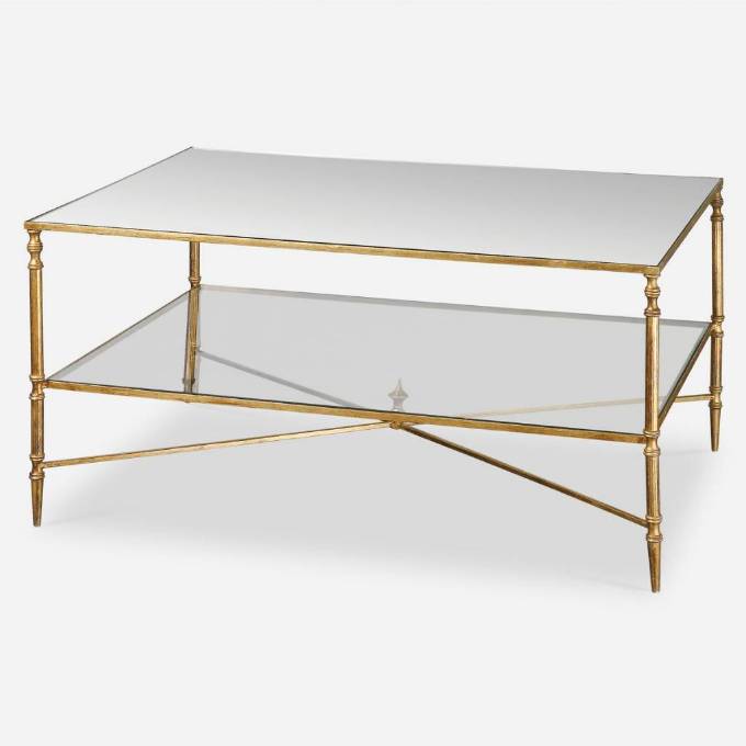 Picture of HENZLER COFFEE TABLE, GOLD