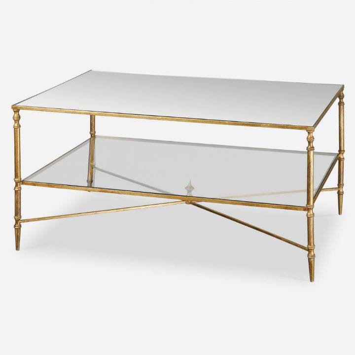 Picture of HENZLER COFFEE TABLE, GOLD