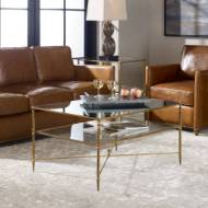 Picture of HENZLER COFFEE TABLE, GOLD