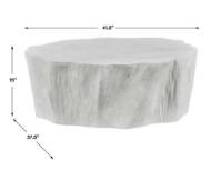 Picture of WOODS EDGE COFFEE TABLE, WHITE