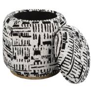 Picture of DIALOGUE OTTOMAN, BLACK