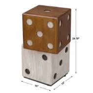 Picture of ROLL THE DICE ACCENT TABLE