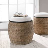 Picture of ISLAND OTTOMAN, SMALL ROUND