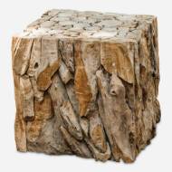 Picture of TEAK ROOT BUNCHING CUBE, NATURAL