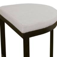 Picture of IVANNA COUNTER STOOL, BLACK - BEIGE