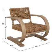Picture of REHEMA ACCENT CHAIR, DRIFTWOOD
