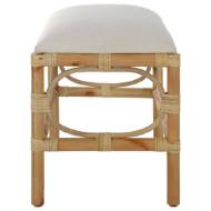 Picture of LAGUNA SMALL BENCH, WHITE
