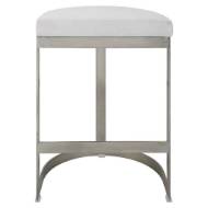 Picture of IVANNA COUNTER STOOL, SILVER - WHITE