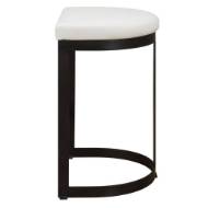 Picture of IVANNA COUNTER STOOL, BLACK - WHITE