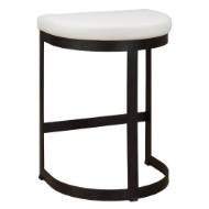 Picture of IVANNA COUNTER STOOL, BLACK - WHITE