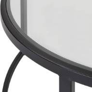 Picture of RHEA NESTING COFFEE TABLES, BLACK, S/2