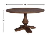 Picture of STRATFORD ROUND DINING TABLE, 2 CARTONS