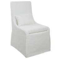 Picture of COLEY ARMLESS CHAIR, WHITE