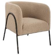 Picture of JACOBSEN ACCENT CHAIR, LATTE SHEARLING
