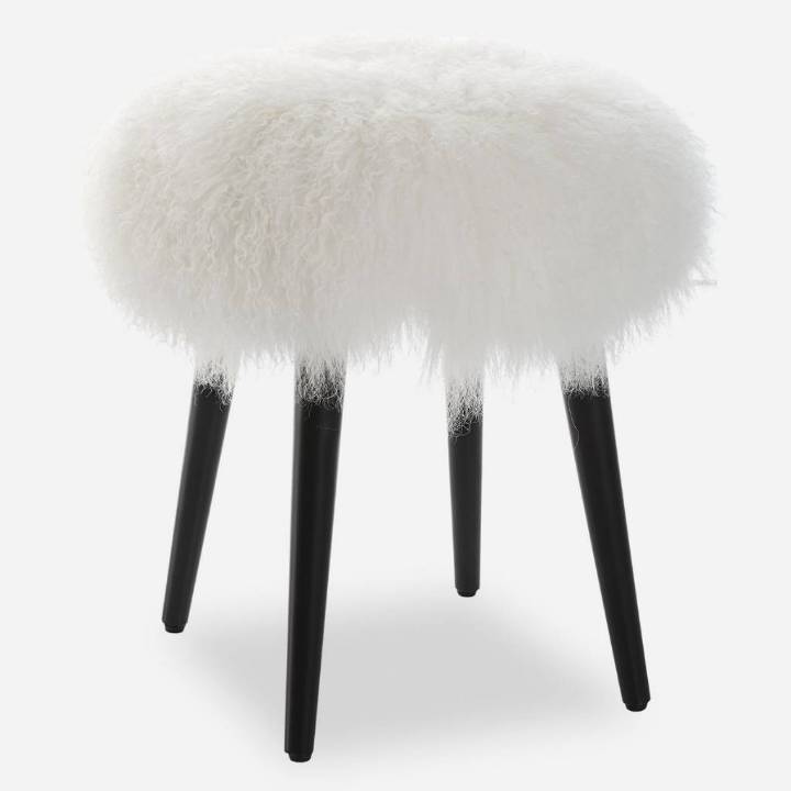 Picture of WOOLY ACCENT STOOL