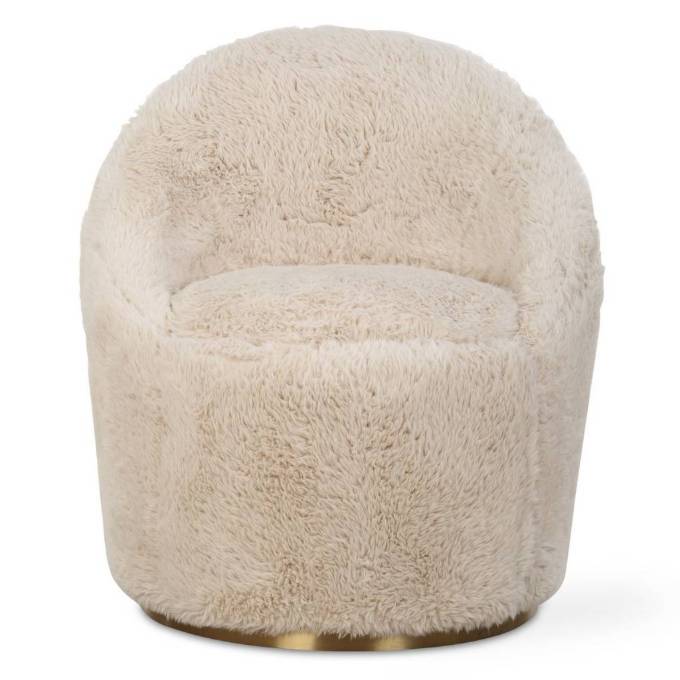 Picture of CRUE SWIVEL CHAIR, SHEEPSKIN