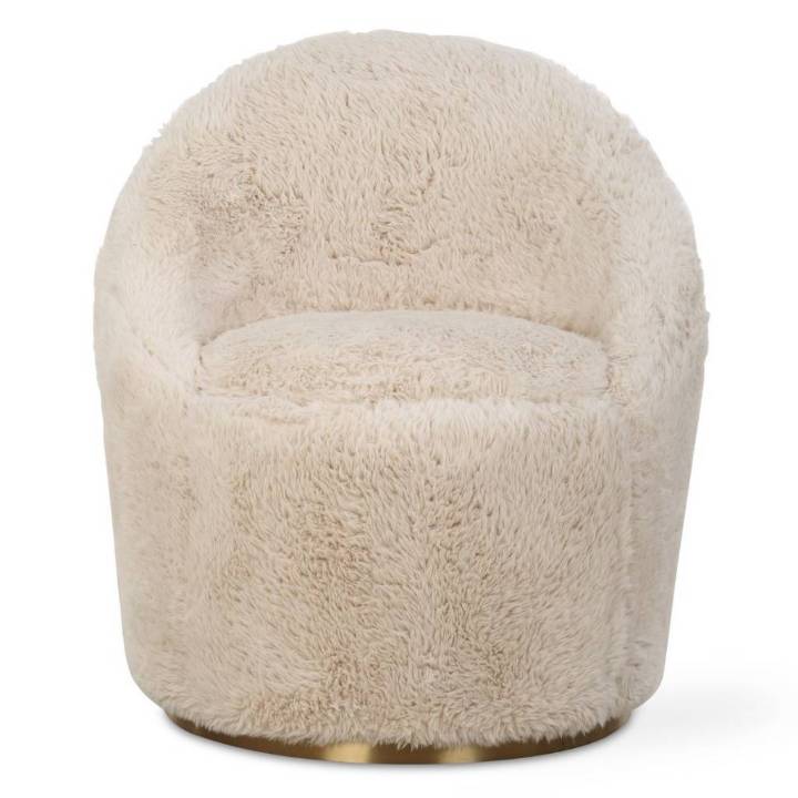 Picture of CRUE SWIVEL CHAIR, SHEEPSKIN
