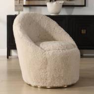 Picture of CRUE SWIVEL CHAIR, SHEEPSKIN
