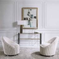 Picture of CRUE SWIVEL CHAIR, IVORY