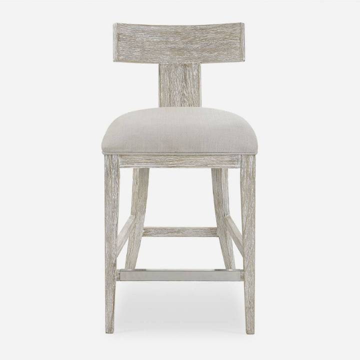 Picture of IDRIS COUNTER STOOL, WHITE