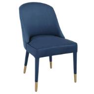 Picture of BRIE ARMLESS CHAIR, SAPPHIRE, 2 PER BOX, PRICED EACH