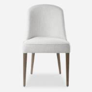 Picture of BRIE ARMLESS CHAIR, WHITE, 2 PER BOX, PRICED EACH