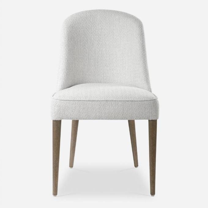 Picture of BRIE ARMLESS CHAIR, WHITE, 2 PER BOX, PRICED EACH