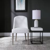 Picture of BRIE ARMLESS CHAIR, WHITE, 2 PER BOX, PRICED EACH