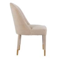 Picture of BRIE ARMLESS CHAIR, CHAMPAGNE, 2 PER BOX, PRICED EACH
