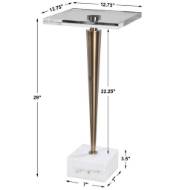 Picture of CAMPEIRO DRINK TABLE, BRASS