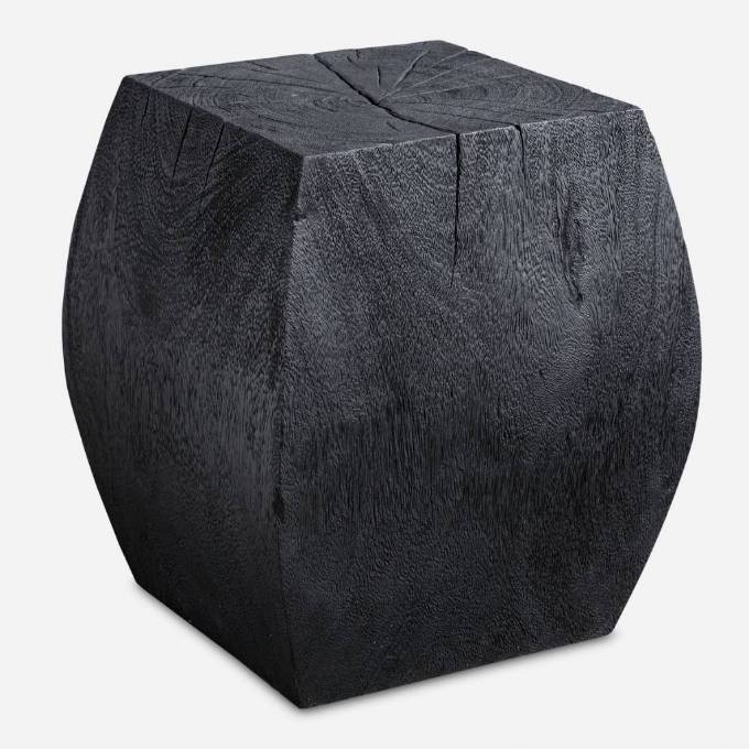 Picture of GROVE ACCENT STOOL, BLACK