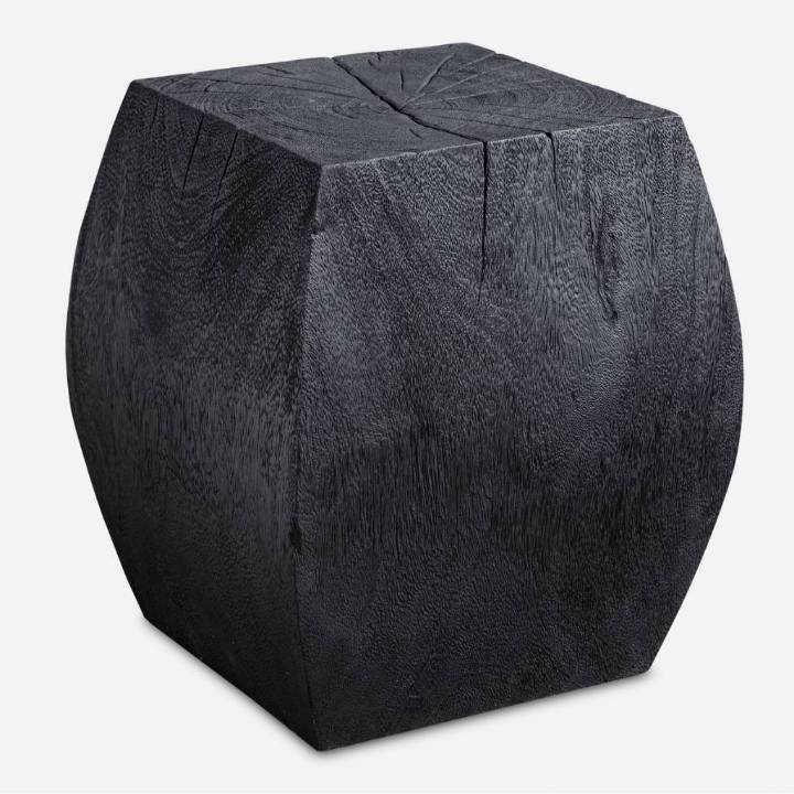 Picture of GROVE ACCENT STOOL, BLACK