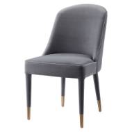 Picture of BRIE ARMLESS CHAIR, GRAY, 2 PER BOX, PRICED EACH