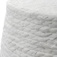 Picture of RESORT ACCENT STOOL, WHITE