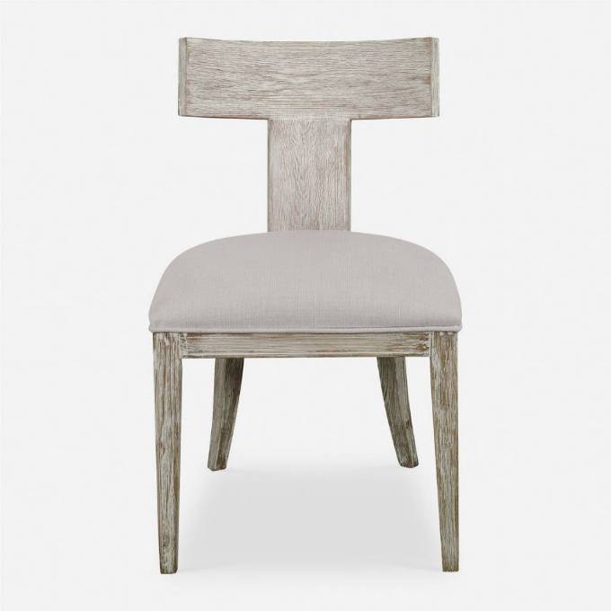 Picture of IDRIS ARMLESS CHAIR, WHITE, 2 PER BOX, PRICED EACH